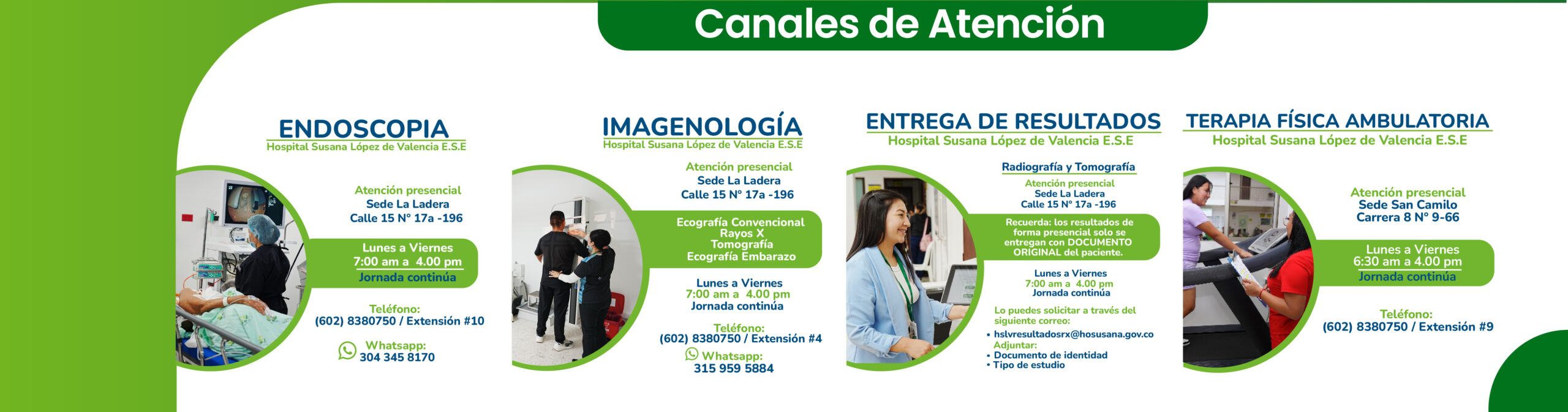 Canales de atención